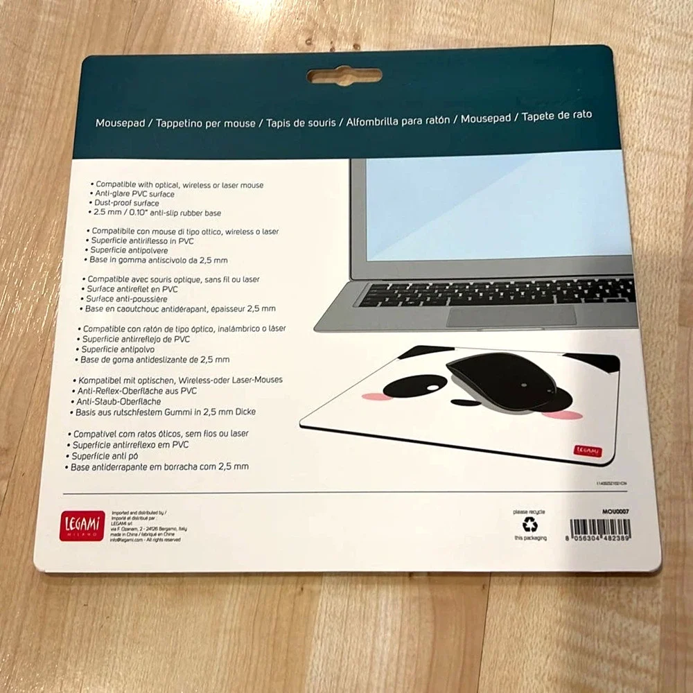 Panda mousepad and panda wireless usb mouse NEW
